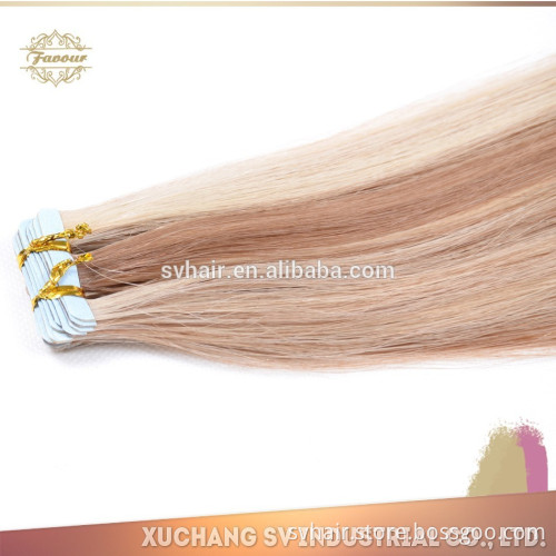 real remy human Hair different color human hair extension virgin remi brazilian tape hair